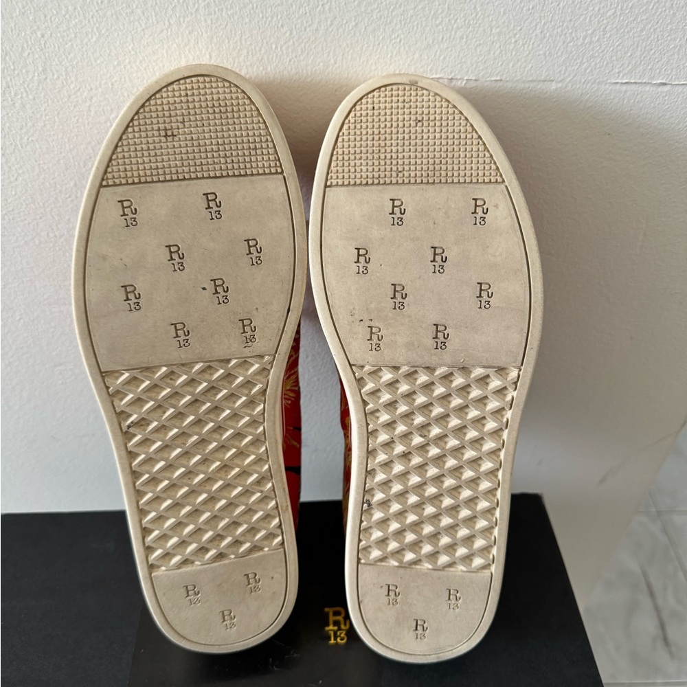 R13 Red Fish Lace-Up Sneakers - Picture 8 of 10